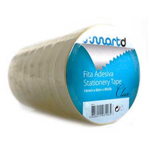 Fita Adesiva 19mmx66mts Clear 1un , SMARTD , SMD713 , 5608011031065